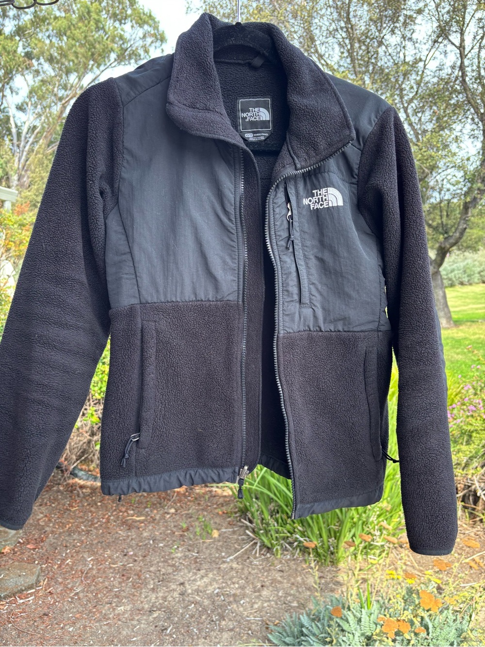 The North Face Women's Black Fleece Jacket with Panel Accents